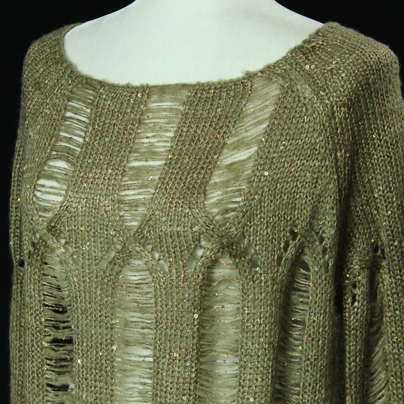 NWT | Chaudry KC | Gold Sequin Sweater | Sz S - Picture 6 of 16